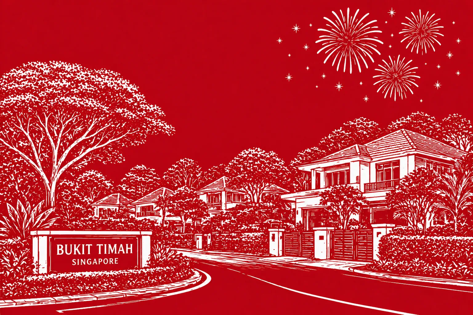 Universal Life Insurance illustrated by Bukit Timah’s landed homes representing long-term wealth protection and legacy planning