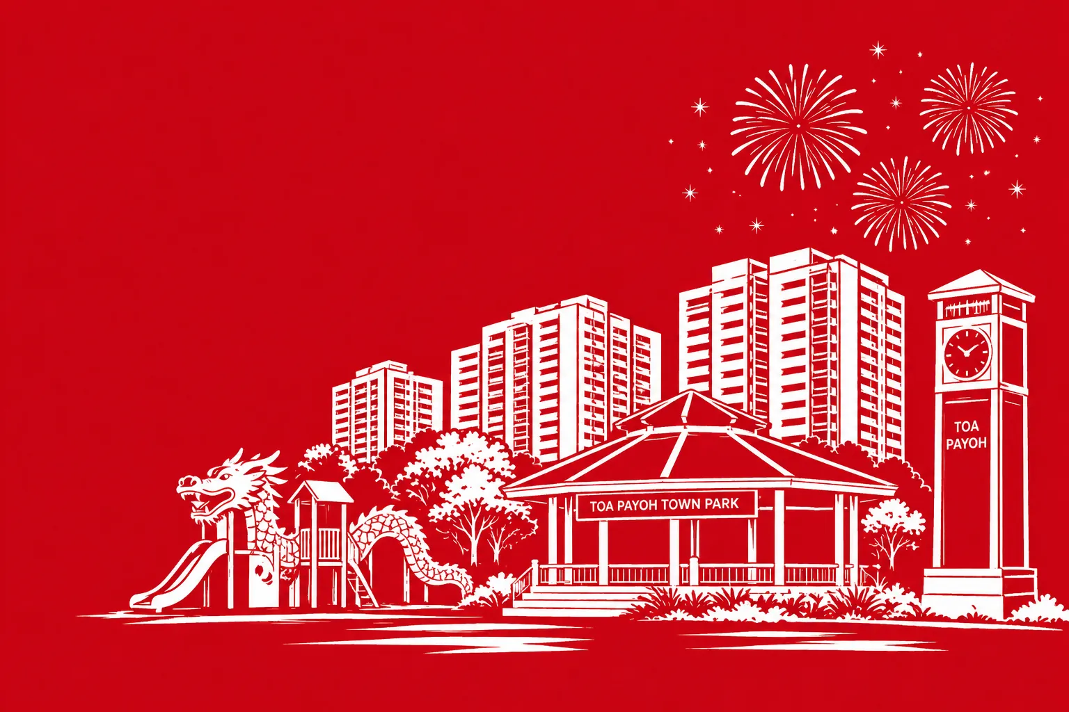 Term Insurance illustrated by Toa Payoh Town Park representing affordable financial protection for Singapore families